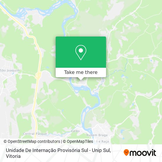 Unidade De Internação Provisória Sul - Unip Sul map