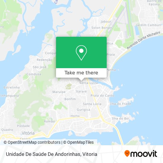 Unidade De Saúde De Andorinhas map
