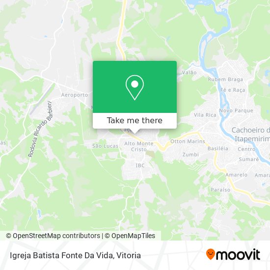 Igreja Batista Fonte Da Vida map