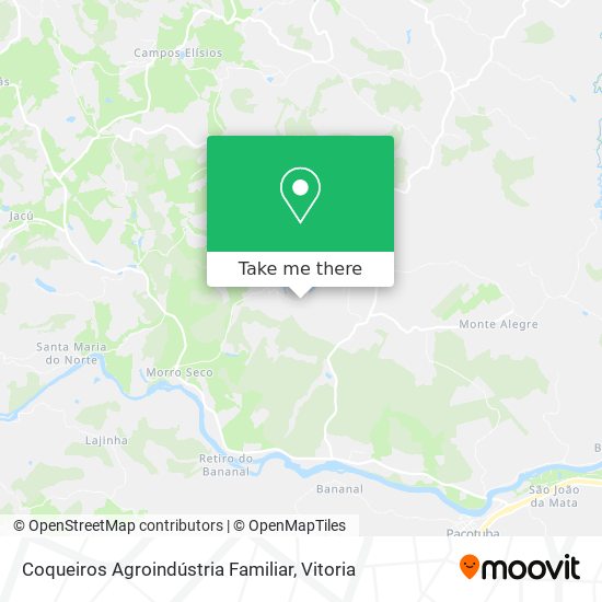Coqueiros Agroindústria Familiar map