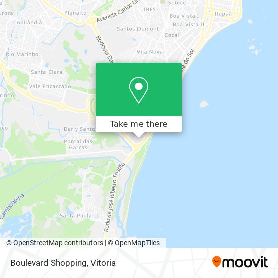 Boulevard Shopping map