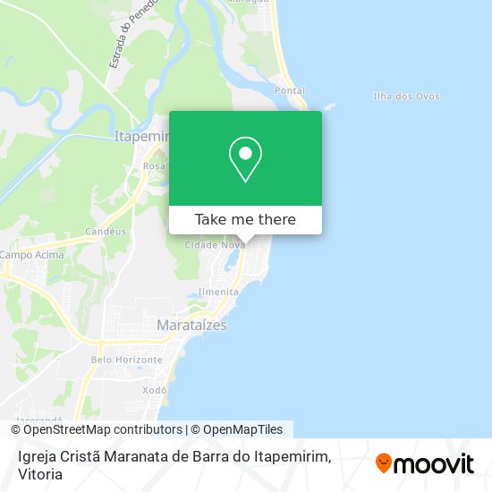 Igreja Cristã Maranata de Barra do Itapemirim map