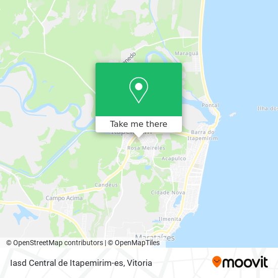 Iasd Central de Itapemirim-es map