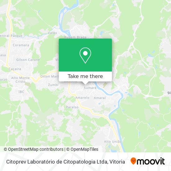 Citoprev Laboratório de Citopatologia Ltda map
