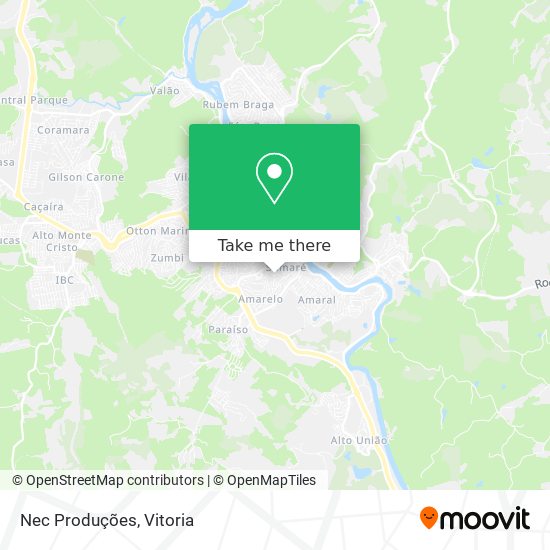Nec Produções map