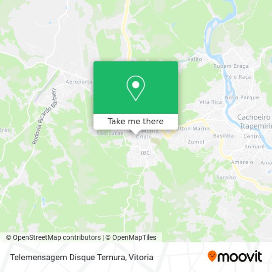 Telemensagem Disque Ternura map