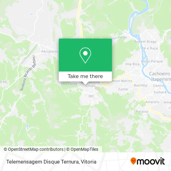 Telemensagem Disque Ternura map