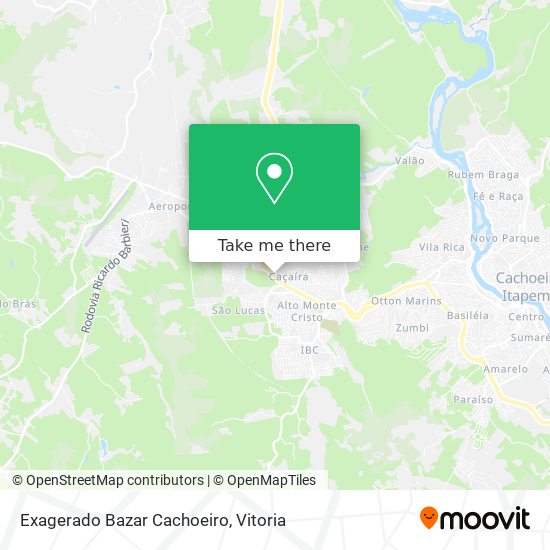 Exagerado Bazar Cachoeiro map