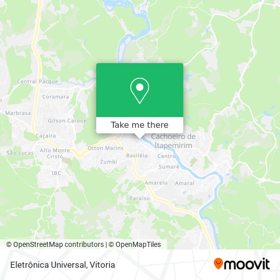 Eletrônica Universal map