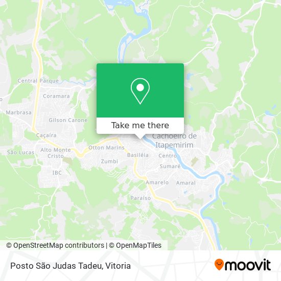 Posto São Judas Tadeu map