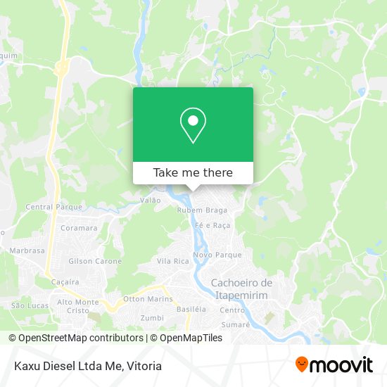 Kaxu Diesel Ltda Me map