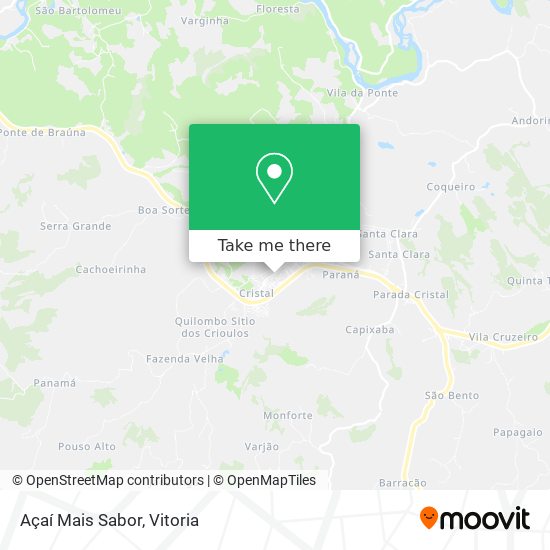 Açaí Mais Sabor map