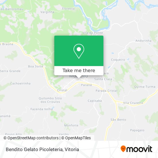 Bendito Gelato Picoleteria map