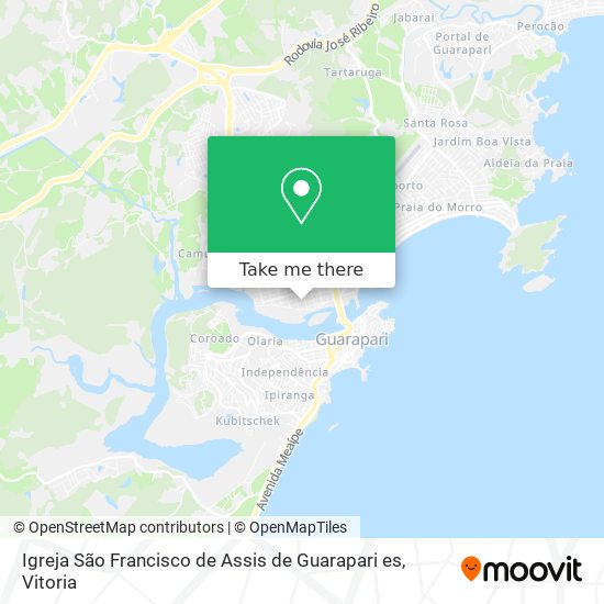 Igreja São Francisco de Assis de Guarapari es map