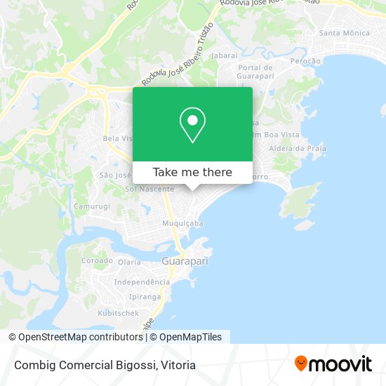 Combig Comercial Bigossi map