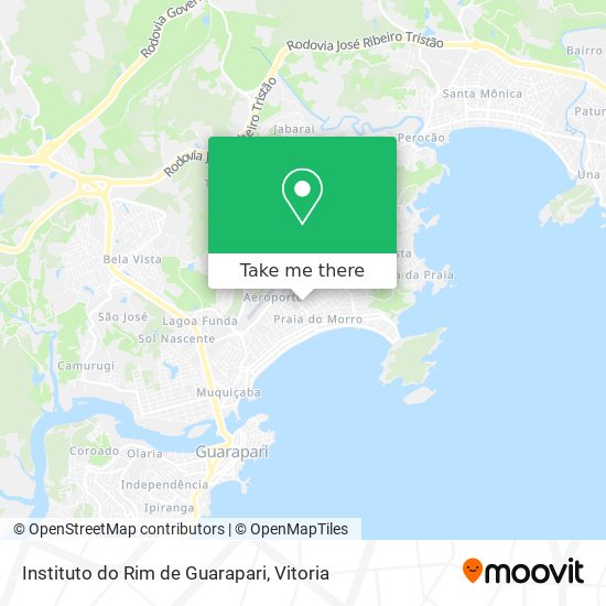 Instituto do Rim de Guarapari map