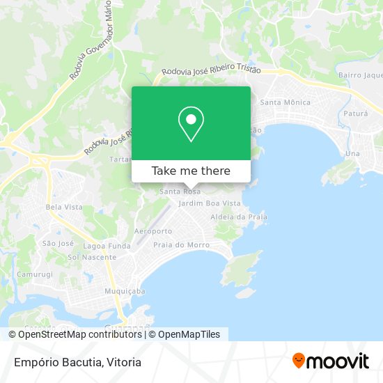 Empório Bacutia map