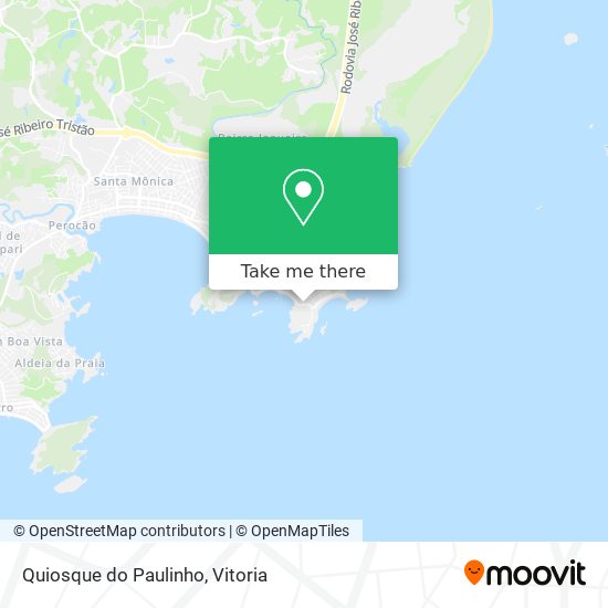Quiosque do Paulinho map