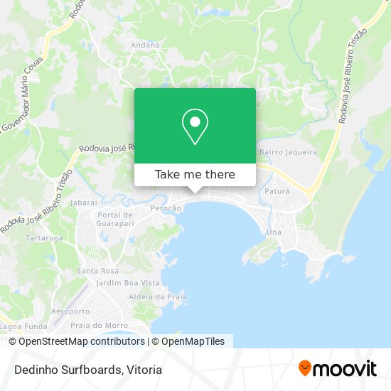 Dedinho Surfboards map
