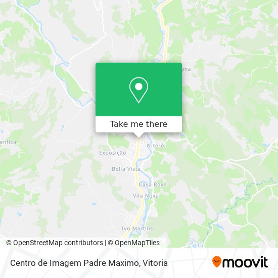 Centro de Imagem Padre Maximo map