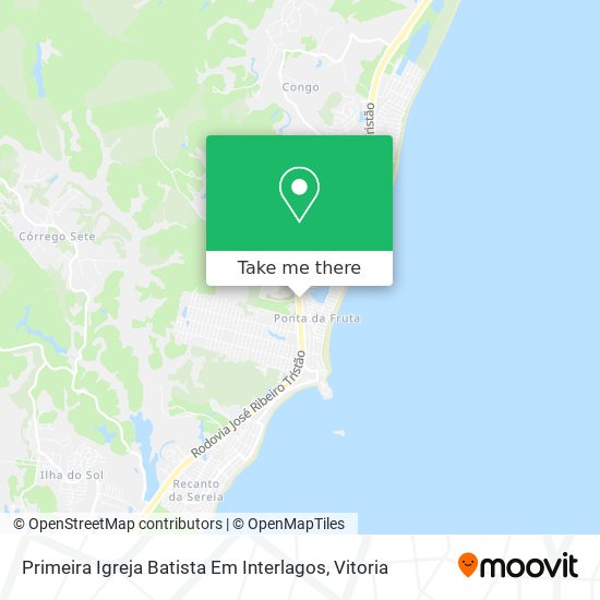 Primeira Igreja Batista Em Interlagos map