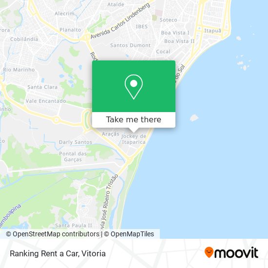 Ranking Rent a Car map
