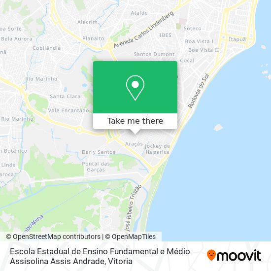 Escola Estadual de Ensino Fundamental e Médio Assisolina Assis Andrade map