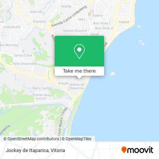 Jockey de Itaparica map