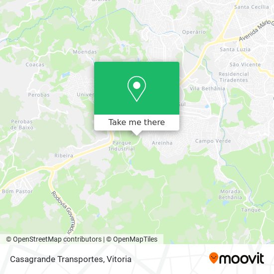 Casagrande Transportes map