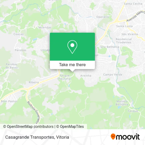 Casagrande Transportes map