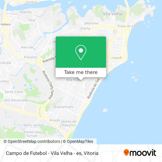 Campo de Futebol - Vila Velha - es map