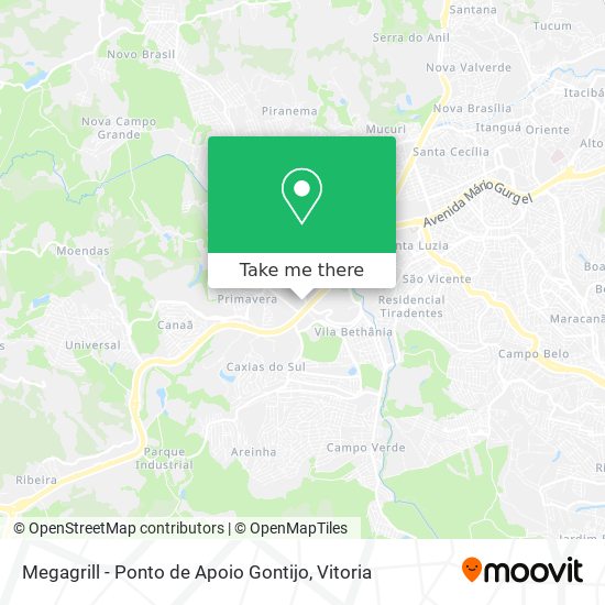 Megagrill - Ponto de Apoio Gontijo map
