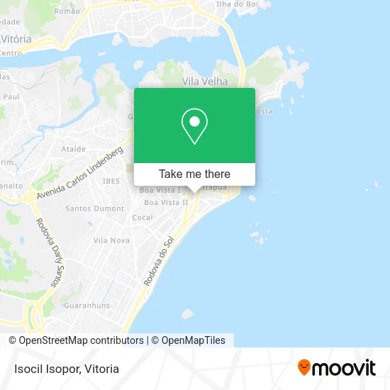 Isocil Isopor map