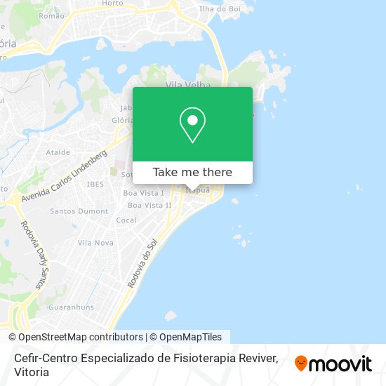 Mapa Cefir-Centro Especializado de Fisioterapia Reviver