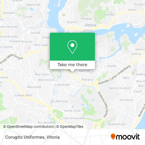 Corugito Uniformes map