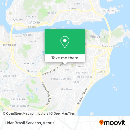Lider Brasil Servicos map