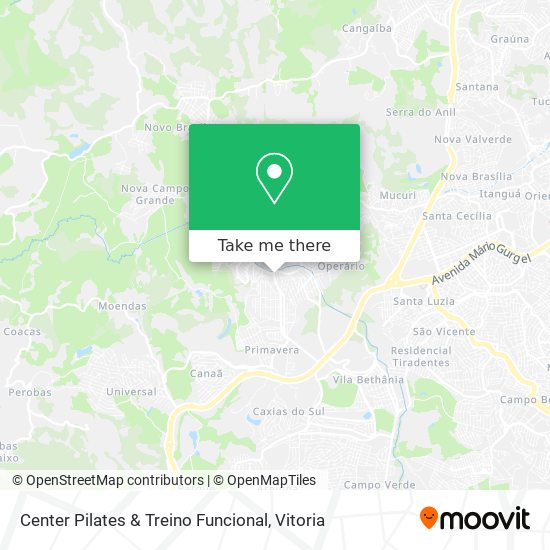 Center Pilates & Treino Funcional map