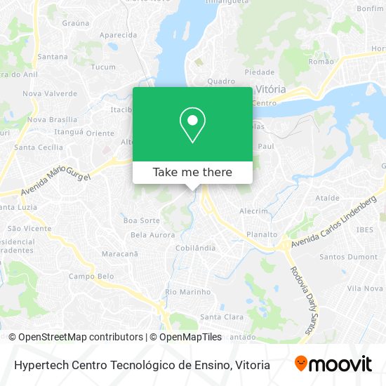 Hypertech Centro Tecnológico de Ensino map
