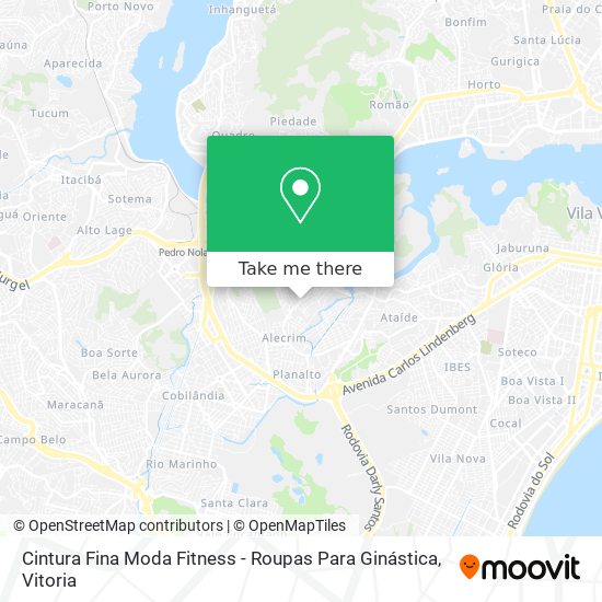 Mapa Cintura Fina Moda Fitness - Roupas Para Ginástica