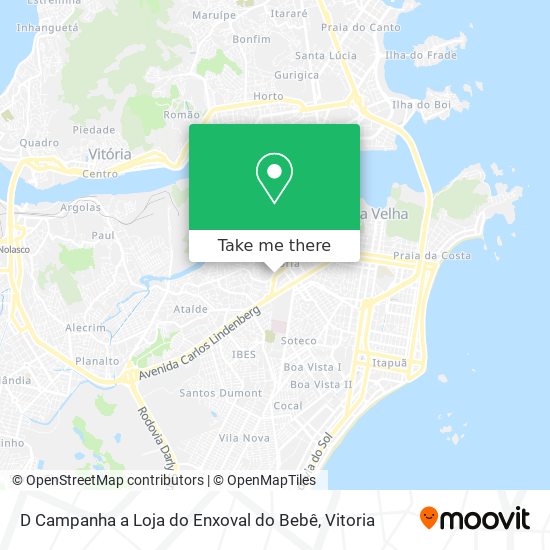 D Campanha a Loja do Enxoval do Bebê map