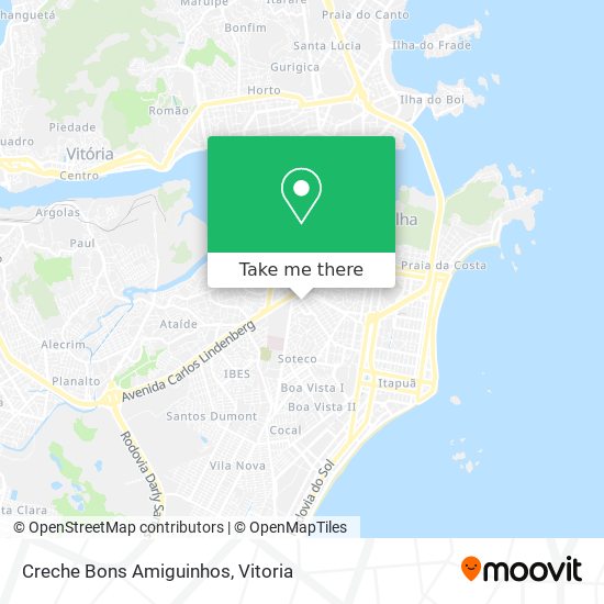 Creche Bons Amiguinhos map