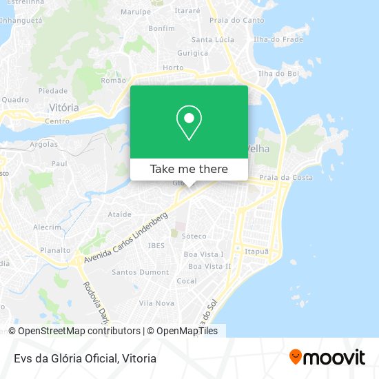 Evs da Glória Oficial map