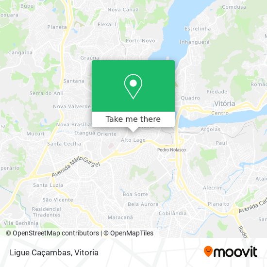 Ligue Caçambas map