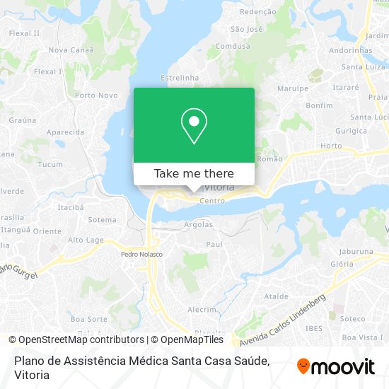 Plano de Assistência Médica Santa Casa Saúde map