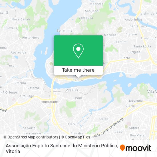 Associação Espírito Santense do Ministério Público map