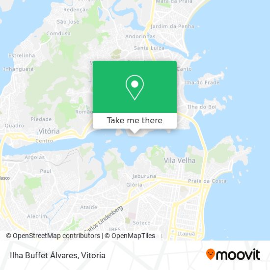 Ilha Buffet Álvares map