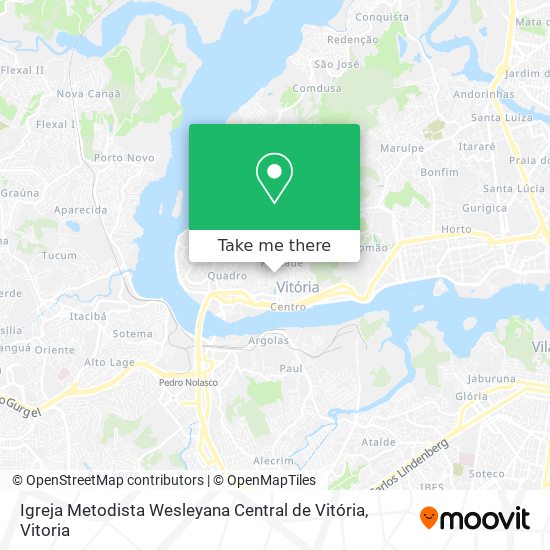 Igreja Metodista Wesleyana Central de Vitória map