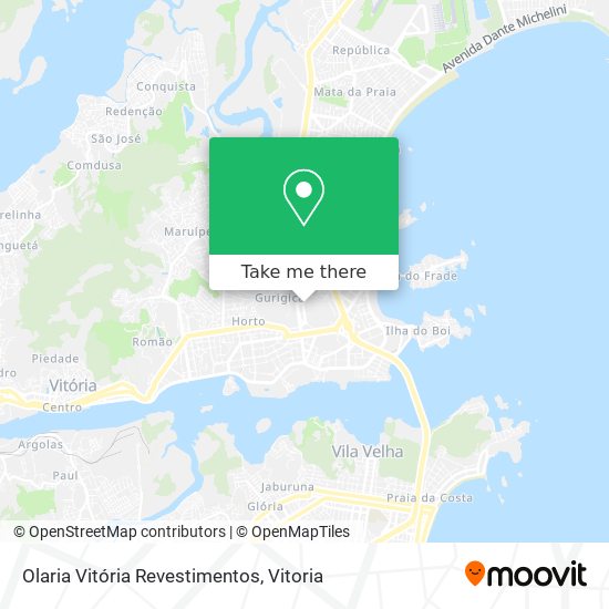 Olaria Vitória Revestimentos map