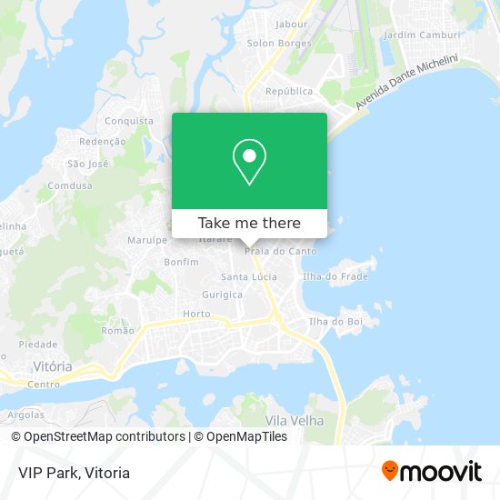 Mapa VIP Park