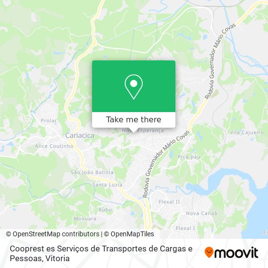 Cooprest es Serviços de Transportes de Cargas e Pessoas map